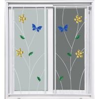 ราคา Lookpat_Mall WINDOW ASIA (ECO 60-100) หน้าต่าง UPVC บานเลื่อน SS+เหล็กดัดลายผีเสื้อ 120X110 ซม. สีขาว ยอดขายอันดับหนึ่ง (24910245283)