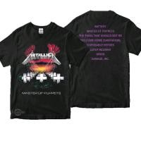 ราคา METALLICA เสื้อยืด - MASTER OF PUPPETS Premium tshirt Metallica ใส่ sandman harvester band เสื้อยืด vintage rock โลหะสีดํา sabbath (20223308537)