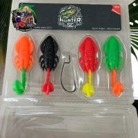 ราคา เหยื่อยางSC กบยาง เหยื่อปลอม เหยื่อยาง เหยื่อHunter SC เหยื่อแพ็ด 1 แพ็ดมี4ตัว 125 บาท ราคาสุดคุ้ม เหยื่อตกปลา (25180490406)