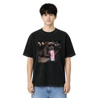 ราคา เสื้อยืดวินเทจ Oversize Washed Tee ลายหมาใส่แว่น Streetwear เสื้อโอเวอร์ไซส์ Unisex (44380831252)