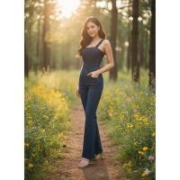 ราคา 181จั้มสูท ขายาว ผ้ายีนส์ยืด size S ป้าย Miss sixty (42523026729)