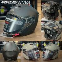 ราคา GAS NOVA หมวกกันน็อค เปิดหน้า ทรง JET รุ่นใหม่ ปกป้องมากยิ่งขึ้น ECE R22-06 / DOT (56706227054)
