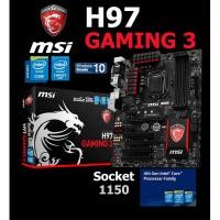 ราคา Mainboard INTEL MSI H97 GAMING 3 (Socket 1150) มือสอง พร้อมส่ง แพ็คดีมาก!!! (7788251967)