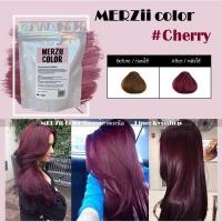 ราคา Merzii color สี Cherry ทรีทเม้นท์เปลี่ยนสีผม ผสมเคราติน ไม่ทำให้ผมเสีย (3859204550)
