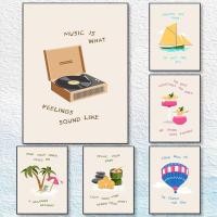 ราคา โปสเตอร์ Master Life Is Short Make It Sweet Ice Cream Retro Wall Art (48255302795)