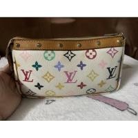 ราคา Lv multicolor pochette หนังแท้ (4673796976)