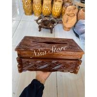 ราคา ที่ใส่ทิชชูแกะสลักแบบเต็มงานฝีมือไม้สัก-ตกแต่งโต๊ะสุนทรียศาสตร์ (51858211161)