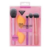 ราคา [ลูกค้าใหม่1บาท] พร้อมส่ง Real techniques แปรงแต่งหน้า ปัดแป้ง แก้ม แต่งตา เซทแปรงแต่งหน้า (22477217059)