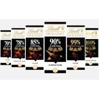 ราคา Lindt Excellence Dark Bar 50 & 100g (27474044598)