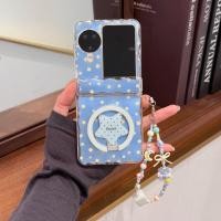 ราคา ฝาหลังสําหรับ OPPO ค้นหา N3 Flip Case Star Love Bracket Magnetic Attraction สร้อยข้อมือสายรัดข้อมือโซ่กันกระแทกเคสโทรศัพท์ (45909045390)