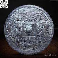 ราคา งานฝีมือโบราณเครื่องทองเหลืองเครื่องทองเหลืองวินเทจจิปาถะของตกแต่งกระจกบรอนซ์เก่า RMXE (26653290618)