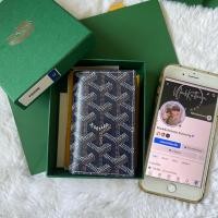 ราคา New Goyard Saint-Marc Card Wallet สีNavy (40723636045)