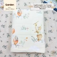 ราคา LittleBeanie (GARDEN) LIGHTWEIGHT ICE CREAM COOLING SUMMER QUILT BLANKET (53009548246)