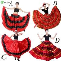 ราคา 1029Lolanta กระโปรงเต้นรำหน้าท้องกระโปรง Flamenco วงกลมเต้นร (47660929312)