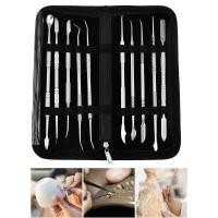 ราคา C 10Pcs/Set Stainless Steel Ceramic Carving Knife Candle Carving Tools, Soft Clay Tool Set (54060483827)