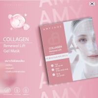 ราคา AMYJANE Collagen Renewal Lift Gel Mask มาส์กคอลลาเจนฟื้นฟูผิว สูตรเข้มข้น (50707107495)