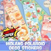 ราคา [ส่งตรงจากญี่ปุ่น] [เฉพาะ 5 ชุด] Molang Polaroid Deco Sticker MEGA BUNDLE สําหรับ DIY Journaling (53206936192)