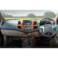 ราคา Toyota Vigo champ 2011 - 2014 (2ประตู) ชุดแต่งลายไม้ครอบคอนโซล เกียร์ออโต้ / เกียร์ธรรมดา (10ชิ้น) (29069694927)