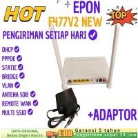 ราคา รุ่นใหม่ล่าสุด 2026 ใหม่ EPON F477V2 ยาว ANTENNA พร้อมอะแดปเตอร์โหมด F477 V2 F477V2 ใหม่ EPON CLEAN สีขาว 5DB พร้อมอะแดปเตอร์ของขวัญ (51202815106)