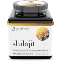 ราคา Youtheory®, SHILAJIT 60 Vegetarian Capsules (ช่วยเพิ่มพลังงานของเซลล์+กระตุ้นการผลิตคอลลาเจน) (29654080823)