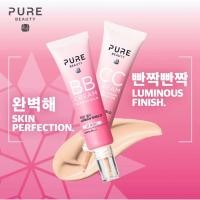 ราคา *หมดอายุ 03/08/2023* Pure Beauty BB & CC Cream SPF50 PA+++ 30 ml. เพียว บิวตี้ บีบี ครีม / ซีซี ครีม 30 มล. (22573310825)