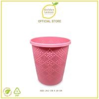 ราคา ถังขยะขนาดเล็ก KS 152 | ถังขยะสีชมพูเลมอนสีทอง (42205717631)