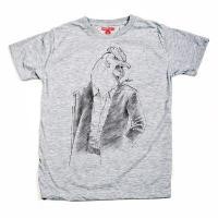 ราคา เสื้อยืด แขนสั้น แชปเตอร์วัน คาแรคเตอร์ ลาย ไก่ใส่สูท ผ้านิ่ม / Chicken wear Suit Chapter One Character Soft T-Shirt (11631215733)