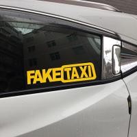 ราคา KILIG Universal FAKE TAXI รถ Auto Stier รูปลอกสัญลักษณ์ไวนิลกาวตนเองสําหรับรถยนต์ตลกรถ Stier TH (43730923853)