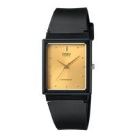 ราคา Casio Standard นาฬิกาข้อมือผู้ชาย สายเรซิ่น รุ่น MQ-38,MQ-38-9A - สีดำ-ทอง (2390307801)