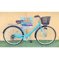 ราคา จักรยานญี่ปุ่นมือ2 VIDA ล้อ27" ไฟหน้าไดนาโม เกียร์Shimano 6speed พร้อมใช้งาน (18686270686)
