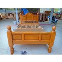 ราคา เตียงเต้าไม้สักทอง 3.5ฟุต (ส่งฟรียกเว้นภาคใต้) (4421940981)