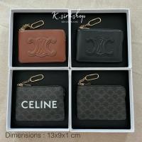 ราคา [ส่งฟรี] New Celine Card Coin Wallet (รบกวนลูกค้าสอบถามก่อนชำระค่ะ) (45504128010)