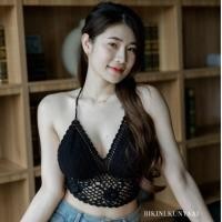 ราคา Bikini บีกินี่ บราถักโครเชต์ ฟรีฟองน้ำ (2499973427)