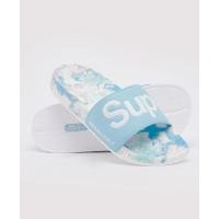 ราคา SUPERDRY AOP BEACH SLIDE รองเท้าแตะแบบสวม สำหรับผู้หญิง สี Tie Dye (15833440071)