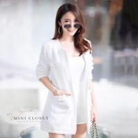 ราคา ❄️☃️เสื้อคลุมตัวยาวผ้าทวีตสไตล์แบบฉบับ Chanel❄️☃️ (6160658736)
