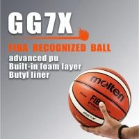 ราคา ( Clearance ) Molten GG7X Basketball Molten Basketball Modern PU Leather Material Size 7 (47758286083)