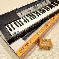 ราคา เครื่องดนตรีมือสอง - คีย์บอร์ดไฟฟ้า 61 คีย์ Casio CTK-1550 (43756675563)