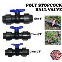 ราคา Poly Ball Valve Heavy Duty Poly Stopcock Stop Tap Ball Valve/Compression Ball Valve-20mm(1/2") 25mm(3/4") 32mm(1") (54361273509)