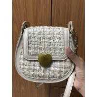 ราคา กระเป๋าสะพายข้างงานผ้าทวิต (9215836882)