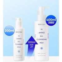 ราคา [DEWYTREE] Hi Amino All Cleansing Milk Makeup Removers 200ml / 400ml Amino Acid Gentle Facial Cleanser Mild Deep Cleansing Korean Skincare (47856880462)