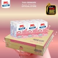 ราคา นมไทยเดนมาร์ค รสสตรอเบอร์รี่ 125 มล. ยกลัง 48 กล่อง นมวัวแท้ 100% นมกล่อง UHT นมโคแท้ (55460305264)