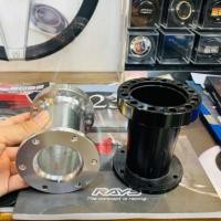 ราคา อแดปเตอร์ คอพวงมาลัย เพิ่มความสูง 4นิ้ว สีเงิน สีดำ CNC สเปเซอร์ แข็งแรง Adapter เสริมคอพวงมาลัย steering wheel spacer (26294674263)