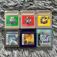 ราคา (แบตMaxellใหม่)+(กล่องใส่) ตลับแท้เครื่อง Gameboy~Color เซ็ต Pokemon 7 ภาค โซน คัดสภาพดี ตลับเปิดติดง่ายเล่นได้ยาวๆ (25083910180)