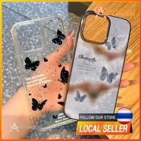 ราคา สำหรับ iphone 11 เคสไอโฟน13 ผีเสื้อสีดำลายดาว เคสไอโฟน11 pro max 16 15 14 11 12 Pro x xs max xr 7plus 8plus เคส 16 plus (28082855874)