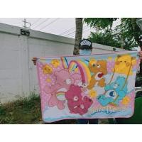 ราคา ผ้าห่มพกพา ลายแคร์แบร์ ป้ายแคร์แบร์ชัดเจน (4761636477)