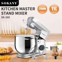 ราคา เครื่องผสมอาหาร รุ่นSK-271(ราคาแพงคุณภาพดี) เครื่องตีแป้ง Stand Mixer ถ้วยบรรจุ5ลิตร ปรับได้ 8 ระดับ (24087681802)