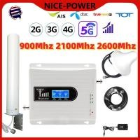 ราคา 【จัดส่ง2วัน】2G 3G 4G 5G เครื่องขยายสัญญาณมือถือ Tri-band Quad-band ห้าวงดนตรี 800Mhz 900Mhz 1800Mhz 2100Mhz 2600Mhz Mobile Signal Booster Repeater เพิ่มสัญญาณมือถือภายในบ้าน (24188284281)