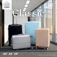 ราคา กระเป๋าเดินทาง รุ่น Classic มี3ขนาด 20 24 29 นิ้ว HUGE กระเป๋าเดินทางล้อลาก กระเป๋าเดินทางเฟรมซิป มีล้อลาก (19482783423)
