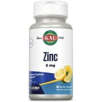 ราคา KAL Zinc 5mg Tablets - Zinc Supplements for Women and Men, Immune Support, Fast-Dissolve for Optimal Absorption, Natural Lemon Flavor, Vegetarian - 60 Micro Tablets (51010877183)