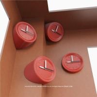 ราคา การเจาะฟรี Modular แม่เหล็กที่มีสีสันรอบผนังที่เรียบง่าย Original Yangjiao Yinjiao มุมมุมนาฬิกานาฬิกาแขวนนาฬิกา D (52609669885)
